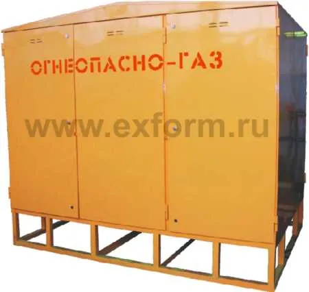 УГРШ-50А-2: шкафная газорегуляторная установка на базе РДП-50 с конвекторным отоплением - фотография